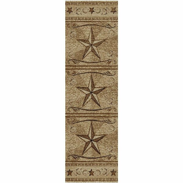 Mayberry Rug 2 ft. 3 in. x 7 ft. 7 in. American Destination Abilene Area Rug, Antique AD9621 2X8